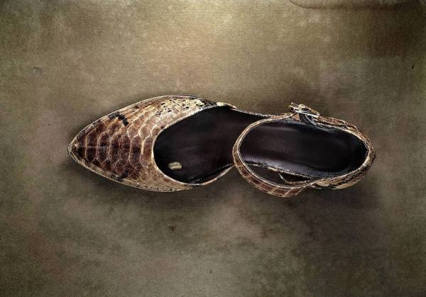 Photograph Gonzalo Puertas Woman Shoe on One Eyeland